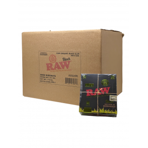Raw Black Organic Hemp King Size Slim Rolling Papers 32ct - 50pk [MASTER CASE OF 30]